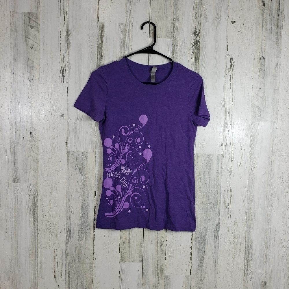 Next level apparel purple tshirt M
